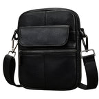 Casual Cowhide Men’s Crossbody Small Shoulder Bag for Phones - VacationGrabs