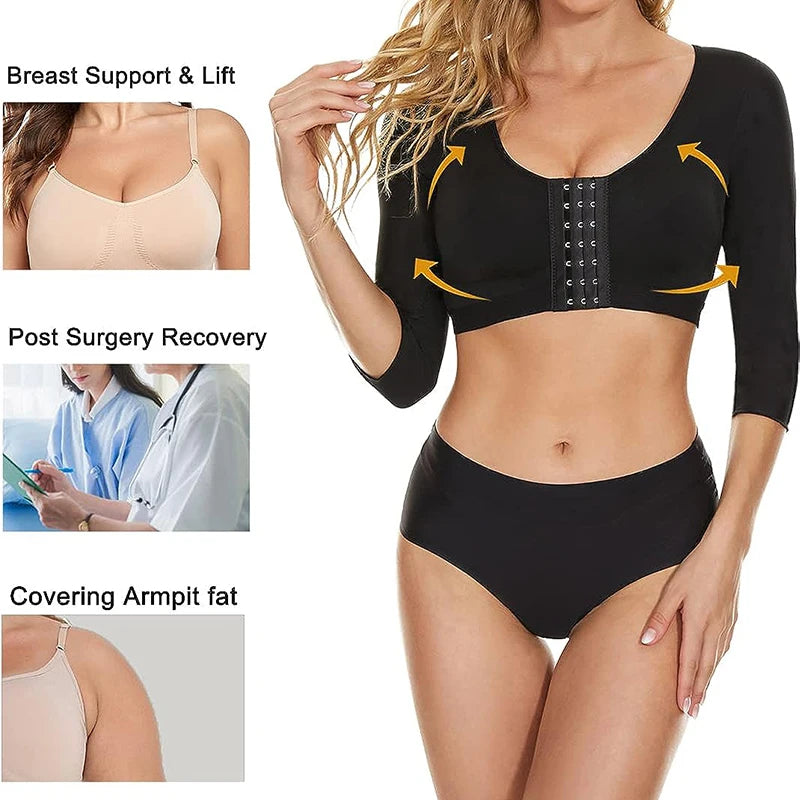 Post-Surgery Arm Compression Sleeve Shapewear Bra