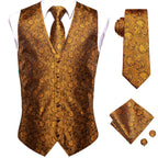 Elegant Floral Necktie How to Tie Set for Men