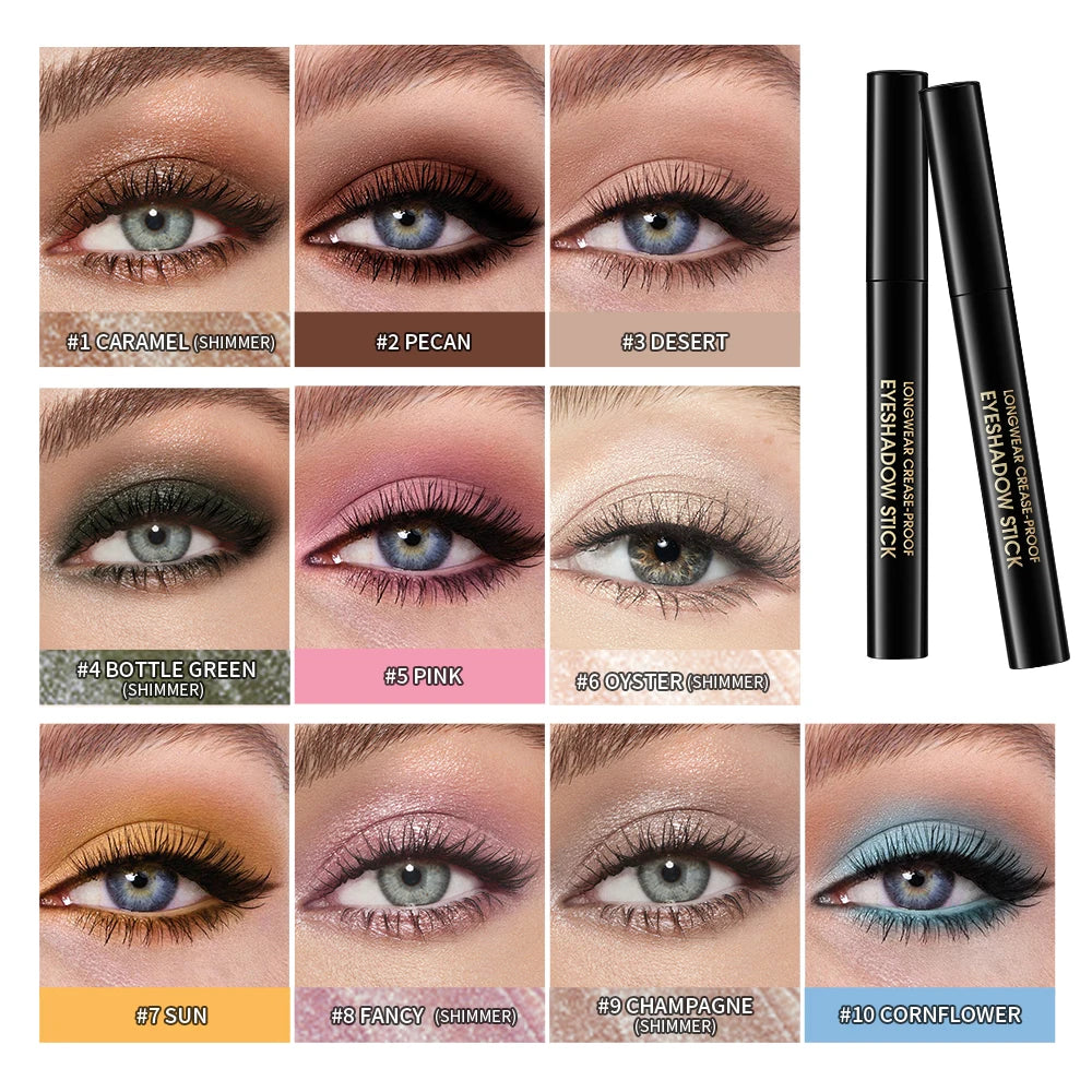 Waterproof Shimmer Eyeshadow & Eyeliner Stick Pencil