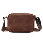 Crazy Horse Leather Messenger Bag Crossbody Shoulder Bag for Men - VacationGrabs