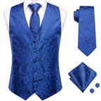 Elegant Floral Necktie How to Tie Set for Men