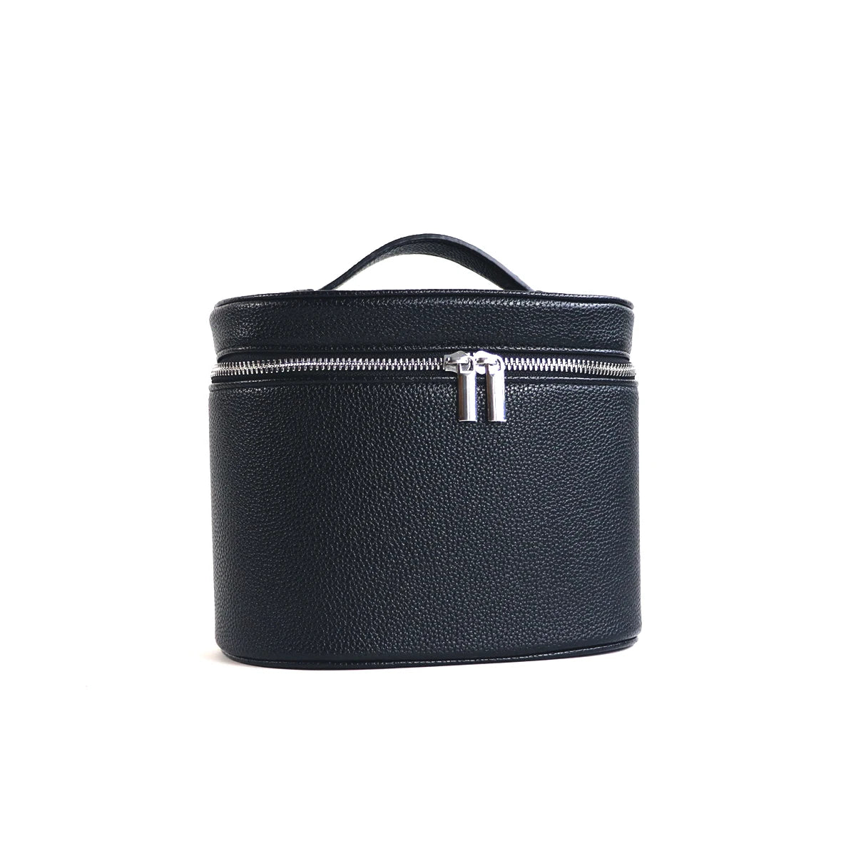 Personalized Travel Friendly Cosmetic Bag, Large-Capacity PU Leather