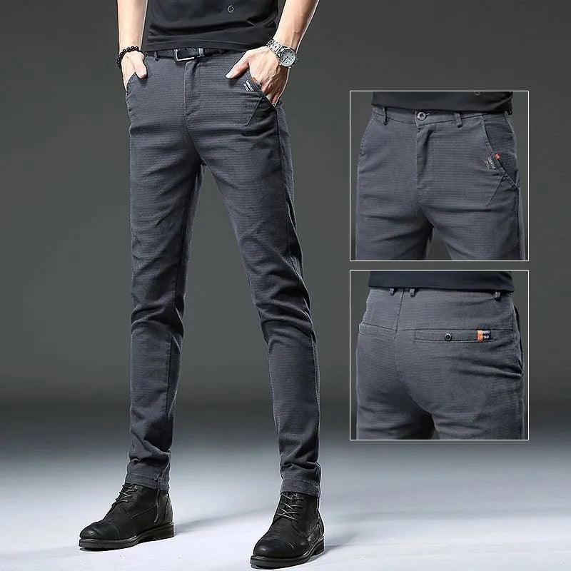 Men's Pants Men's Casual Slim Breathable Pants