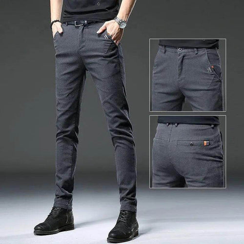 Men's Casual Slim Breathable Pants - VacationGrabs