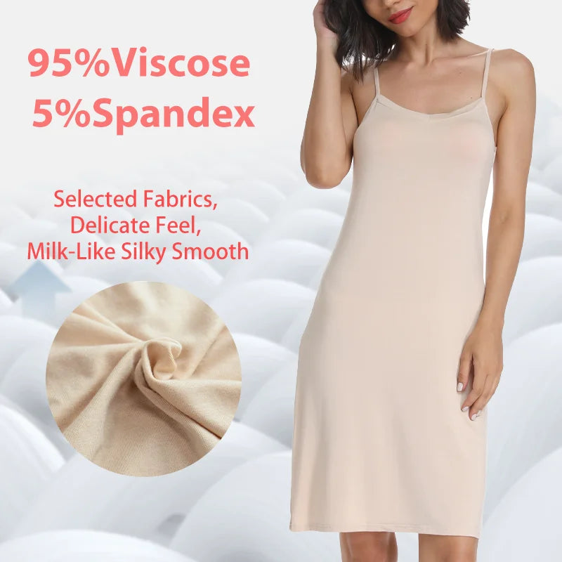 Backless Tummy Control Slip Dress - Sexy Sleepwear