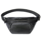 Men's Single Shoulder Crossbody Real Cowhide Waist Pack Chest Bag - VacationGrabs