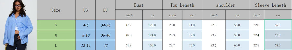 VacationGrabs Women Spring Button Down Shirt Pinstripe Loose Fit Long Sleeve Button Up Shirt Wide Collar Casual Tops Workout Shirts