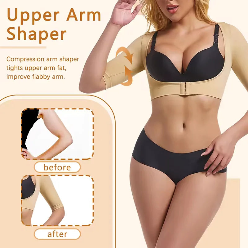 Women's Half Sleeve Arm Shaper with Underbust Support