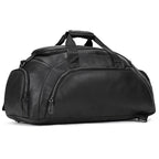 Crazy Horse Leather Travel Handbag Sling Bag Overnight Duffle - VacationGrabs