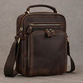 Leather Shoulder Crossbody Bag – Men's Sling Messenger - VacationGrabs