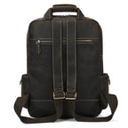 High Capacity Leather Backpack Luxury Design Men’s Travel Bag - VacationGrabs