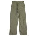 Red Tornado Army Fatigue Pants Cotton Sateen High Rise Casual Trousers Relaxed Fit