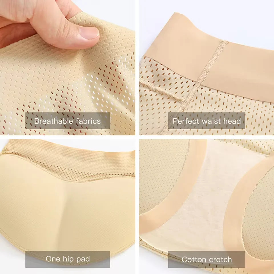 Butt Lift Shaper Panties with Hip Pads for Women