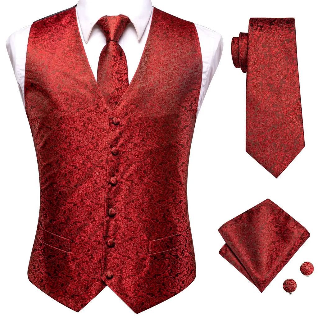 Elegant Floral Necktie How to Tie Set for Men