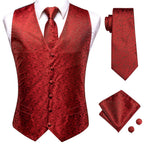 Elegant Floral Necktie How to Tie Set for Men
