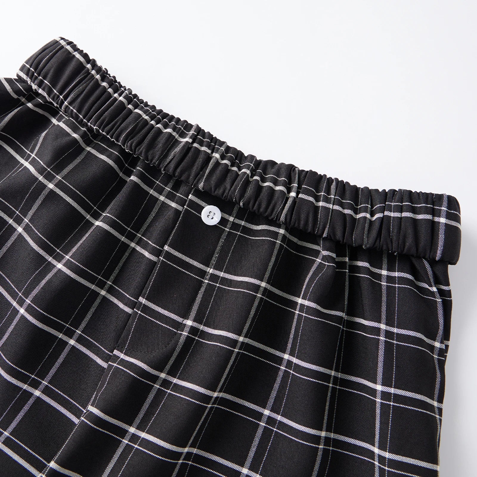 VacationGrabs Teen Girl Elastic Waist Micro Casual Shorts Women Y2K Plaid Print Boxer Shorts Retro Streetwear Summer Lounge Bottoms