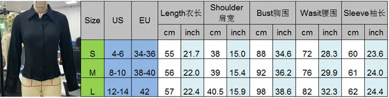VacationGrabs Women Stripe Shirts Blouse Fashion Long Sleeve Laple Button Down Slim Fit Tops Office Ladies Streetwear for Casual Daily