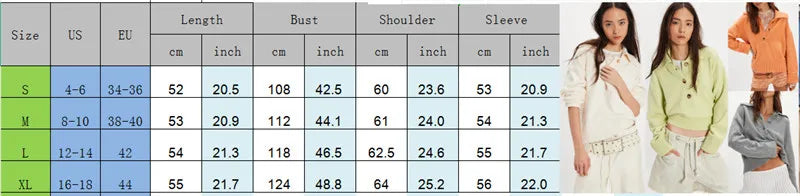 VacationGrabs Boho Women Sweater Long Sleeve Oversized Button Collared Pullover Lapel V Neck Knitted Jumper Tops Winter Fall Knitwear