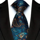 Luxury Floral Paisley Tie Set for Men - VacationGrabs