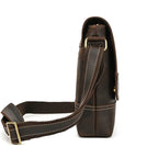 Vintage Fashion Leather Crossbody Messenger Bag for Men Sling Bag - VacationGrabs