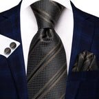 Twenty Five Shades of Gray - Elegant Neckties for Travel