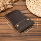 Retro Crazy Horse Leather Watch Storage Bag for Men Male Watch Case - VacationGrabs