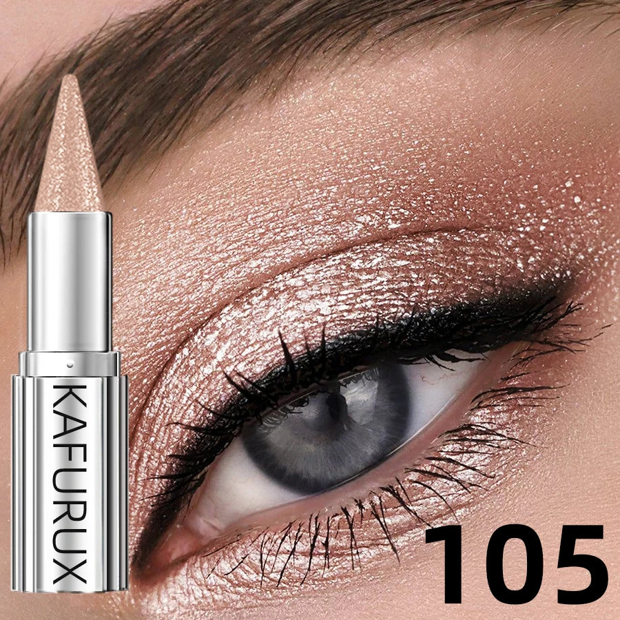 Waterproof Metallic Eyeshadow Pencil - 12 Shimmer Colors