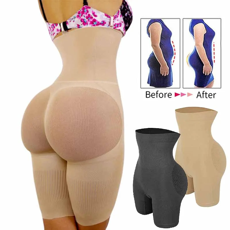 High Waisted Tummy Control Shaper Shorts for Women