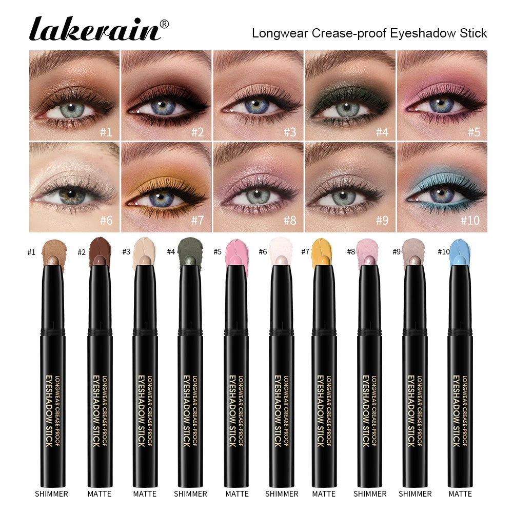 Waterproof Shimmer Eyeshadow & Eyeliner Stick Pencil