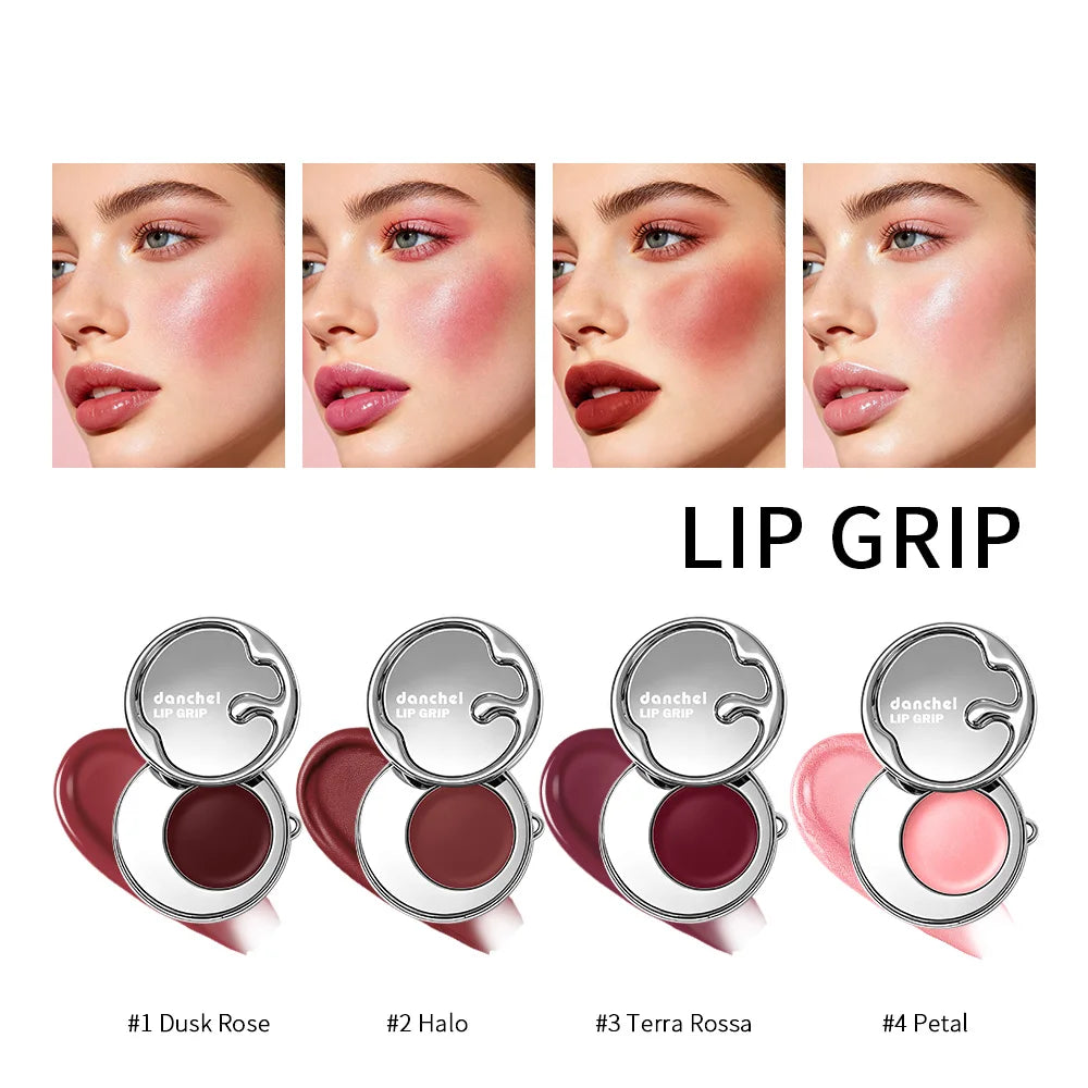 2-in-1 Lip Gloss & Blush Balm with Phone Back Suction Grip