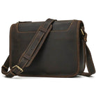 Casual Leather Crossbody Bag for Men – Multi-pocket iPad Sling - VacationGrabs