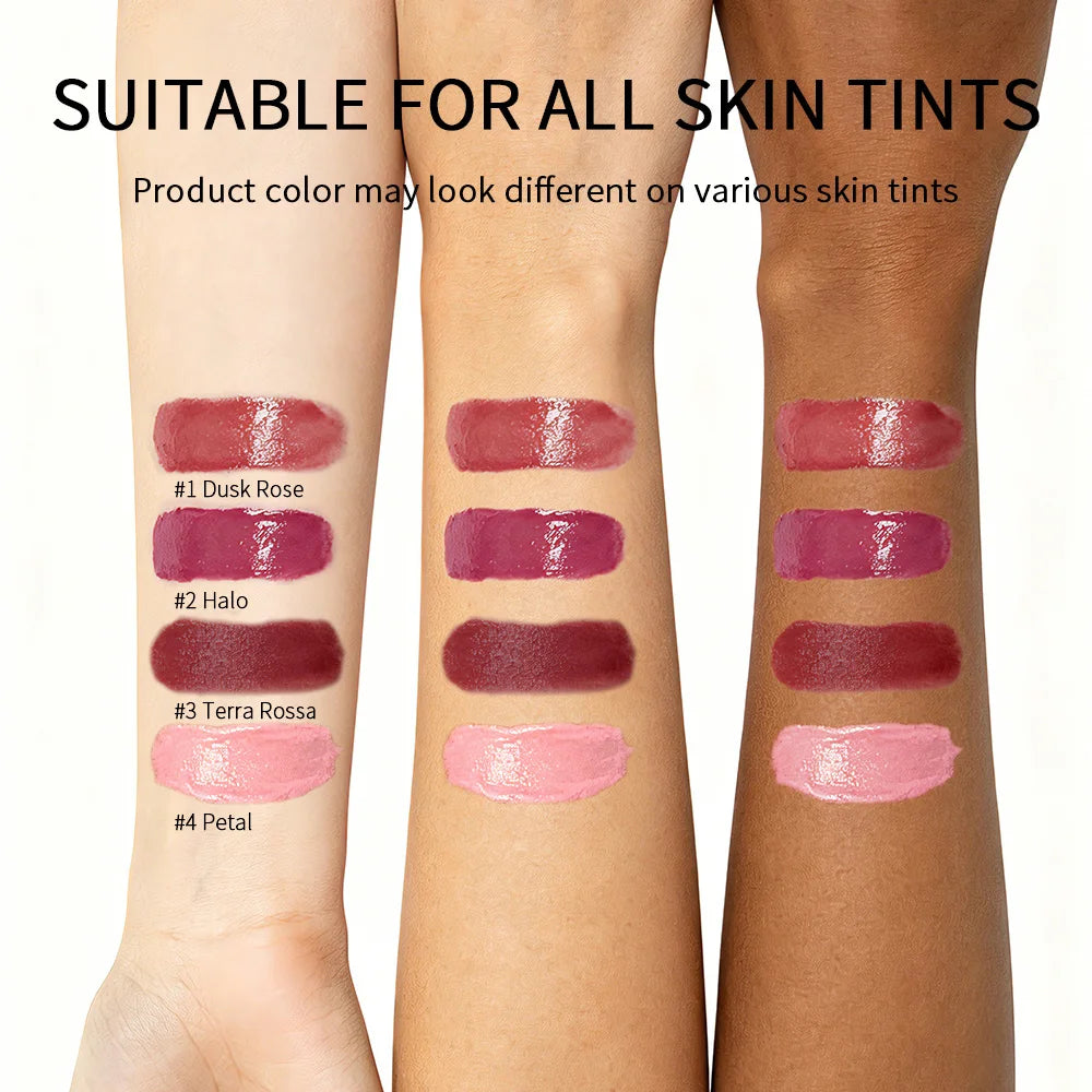 2 In 1 Magic Lip Grip Lip Gloss Blush Blurry Glow Balm Long Lasting Makeup Suction Phone Back Cosmetics