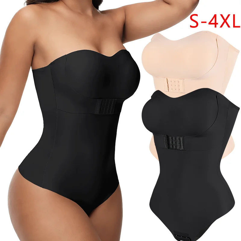 Padded Hips Shapewear Bodysuit, Tummy Control & Butt Lifter