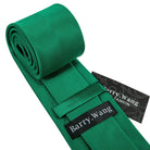 Green Silk Tie Set for Men: Multiple Shades Available - VacationGrabs