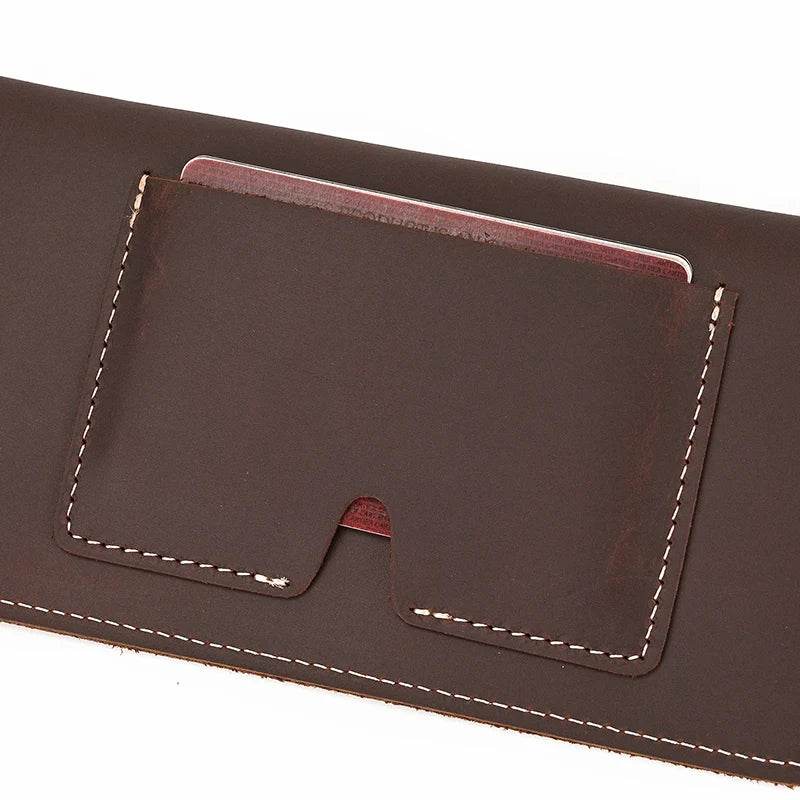 Custom Name Long Wallet for Men & Women with Card Slot & Phone Pouch - VacationGrabs