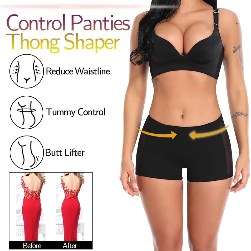 Push-Up Booty Lifter High-Waist Tummy Control Panties