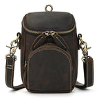 Men's Genuine Leather Sling Bag | Vintage Crossbody Chest Bag