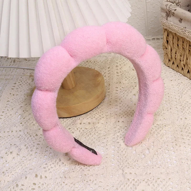 Fashion Sponge Headband For Women Hair Accessories Multifunction Head Band For Face Washing Makeup Removal Shower Hair Band