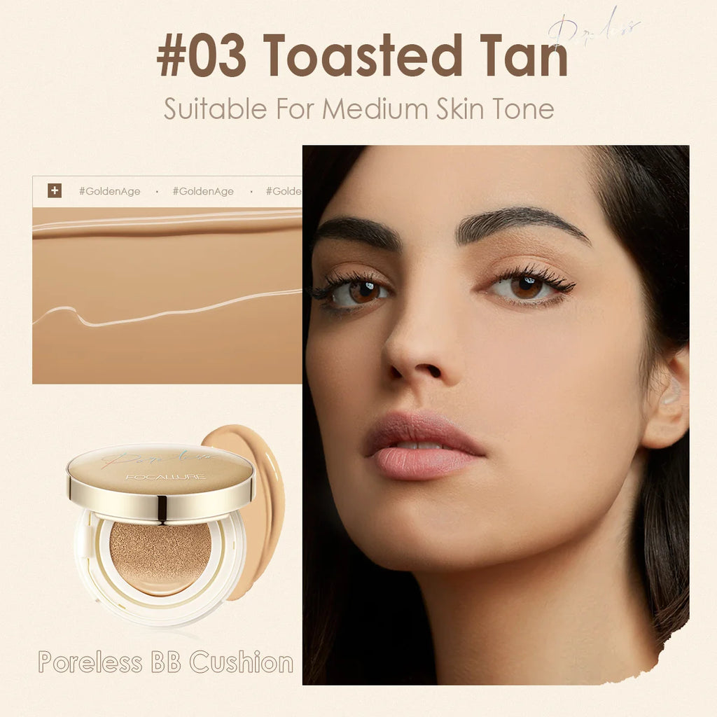 Matte BB Air Cushion Foundation Cream with Concealer
