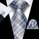 Purple Paisley Silk Tie Set for Men - VacationGrabs