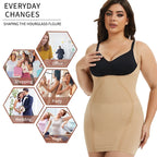Plus Size Underbust Full Body Shaper Slip Dress