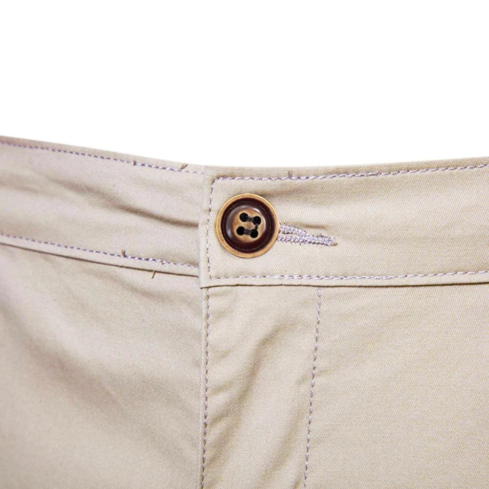Men's Shorts Men's Cotton Solid Shorts Casual Elastic Waist 10 Colors Vacation Shorts