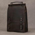 Fashion Leather Backpack Business Computer Backpack with USB - VacationGrabs