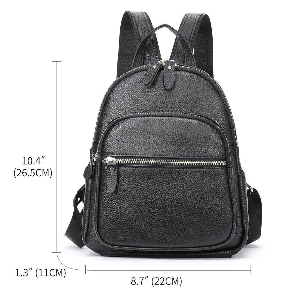 Genuine Leather Women’s Backpack for Travel & School Backpack - VacationGrabs