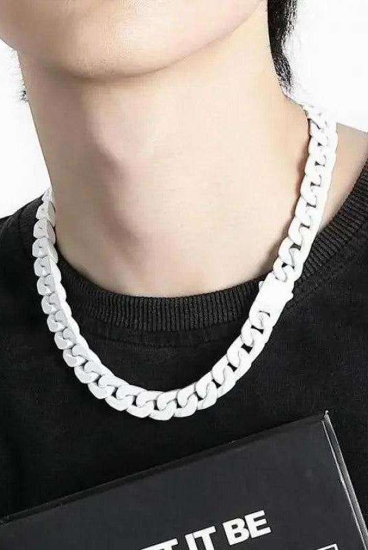 Men's Jewelry - Necklaces Miami Hip Hop Cuban Chain Choker Necklace Colors for Men and Women