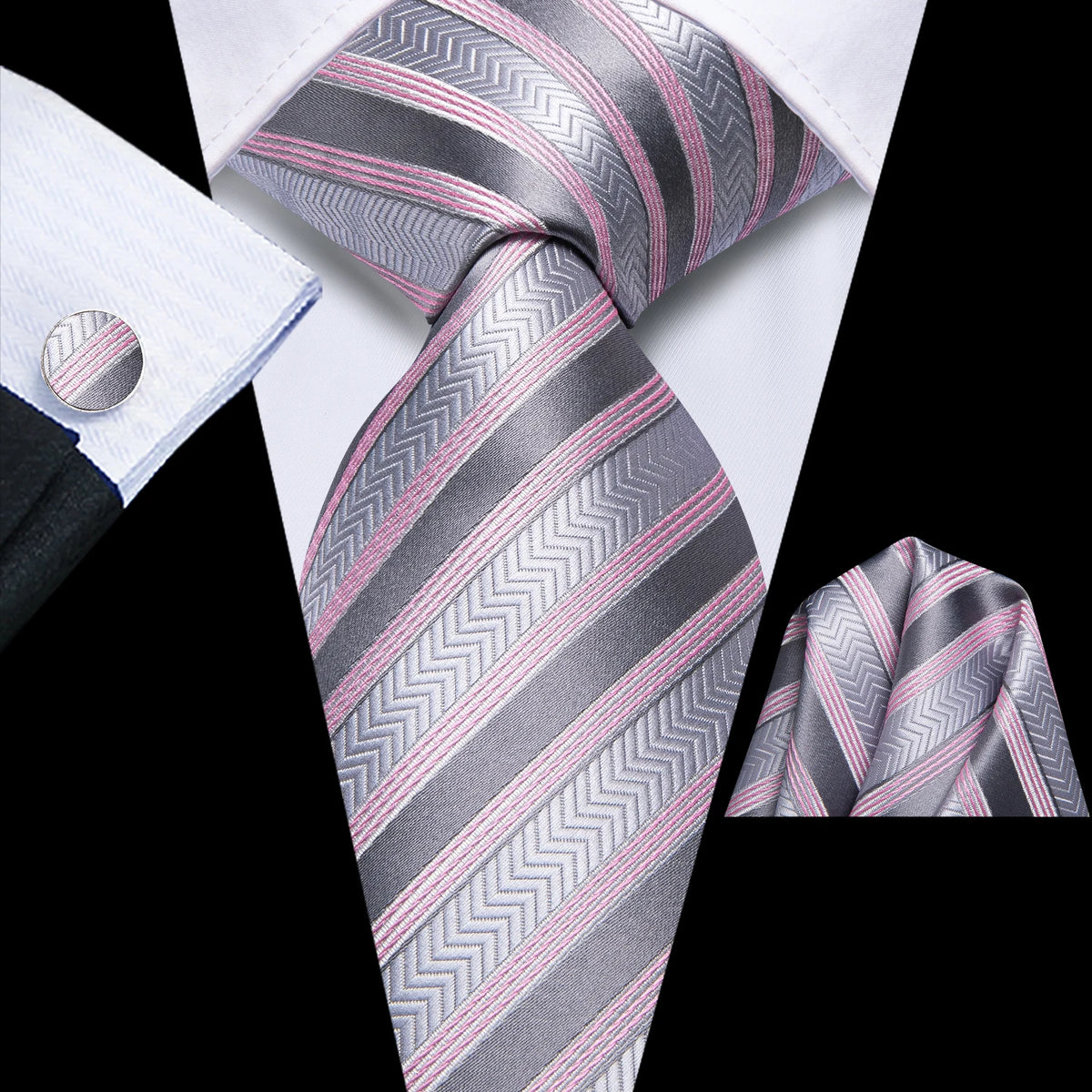 Twenty Five Shades of Gray - Elegant Neckties for Travel