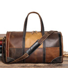 Soft Cowskin Leather Travel Duffle Bags Weekender for Men and Women - VacationGrabs