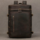 Casual Leather Backpack Crazy Horse Vintage Style for Men - VacationGrabs
