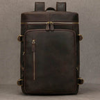Casual Leather Backpack Crazy Horse Vintage Style for Men - VacationGrabs